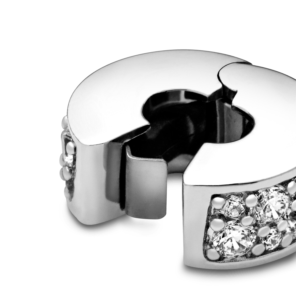 Charm Sujetador de Pavé Transparente